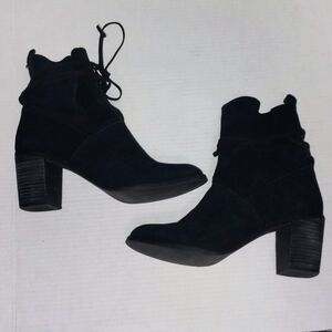 Toms Black Suede Boots